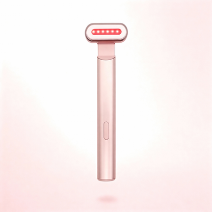 ערכת שרביט הטיפוח 4 ב-1 לחידוש העור בטכנולוגיית אור אדום